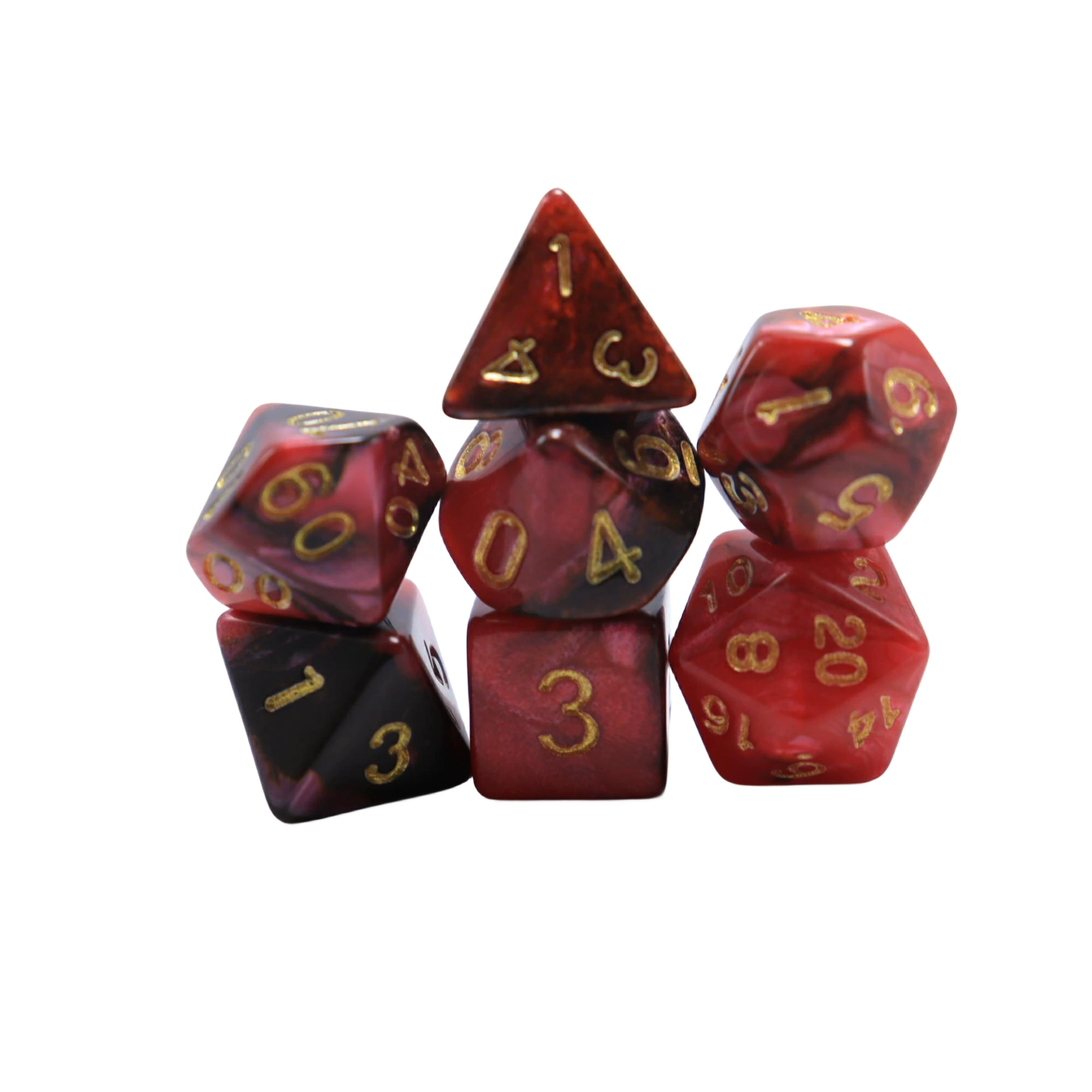 Two-color plastic board game, dice, acrylic set, new collection