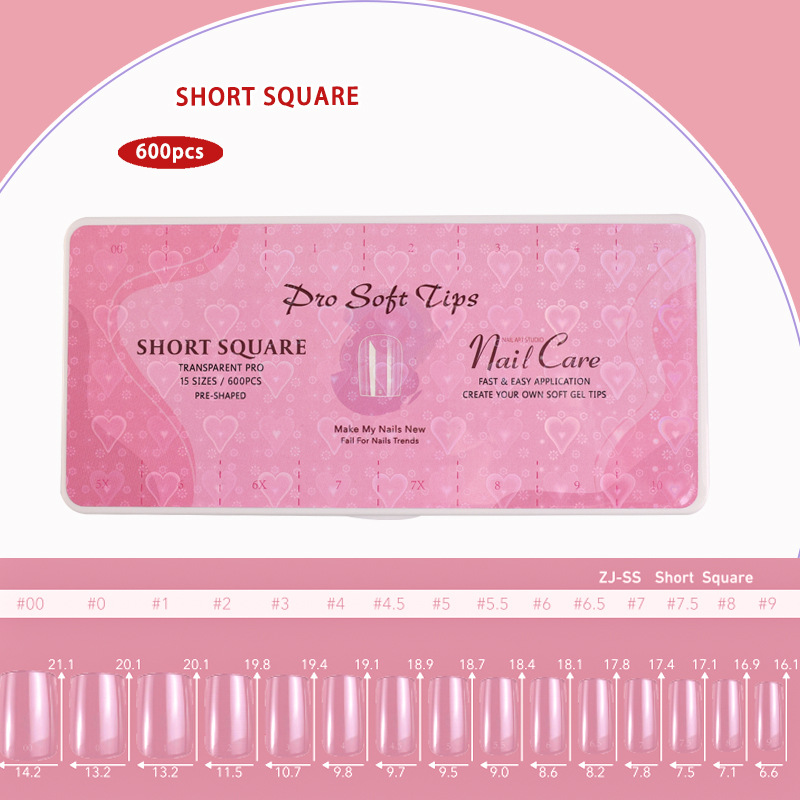 El número 2 es corto y transparente.