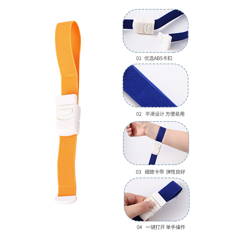 Tástasis con hebilla, suministros de primeros auxilios para exteriores, accesorios para botiquines de primeros auxilios, banda de pulso de presión, fábrica elástica de exportación de Amazon