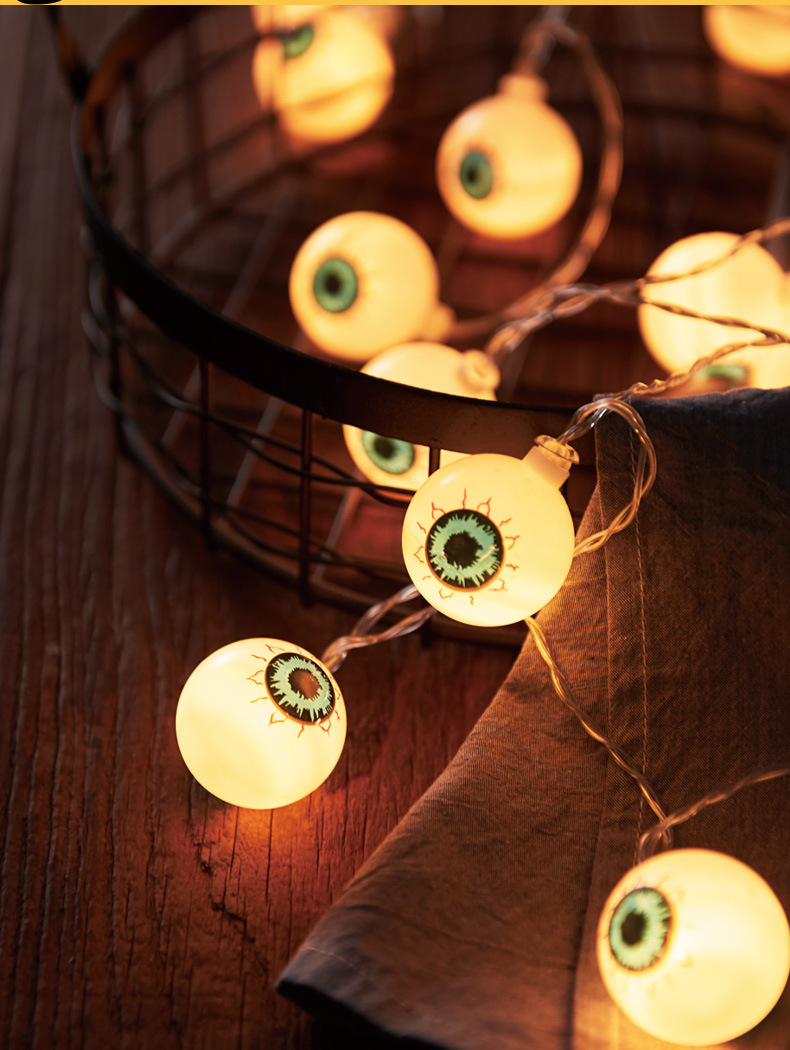 LED String Lights Outdoor Decoration Halloween Scene Pumpkin Lights Home & Garden Lights & Lighting_voghion.com