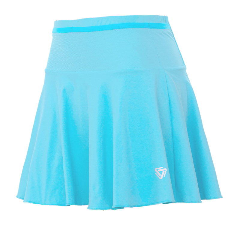 Falda deportiva corta para mujeres de verano anti-caminar tenis de cintura alta entrenamiento de carrera matinal falda de gimnasio pantalon transpirable