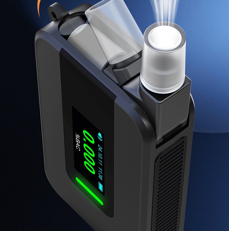 Best-selling professional high-end portable breathalyzer fuel electrochemical high-precision alcohol tester