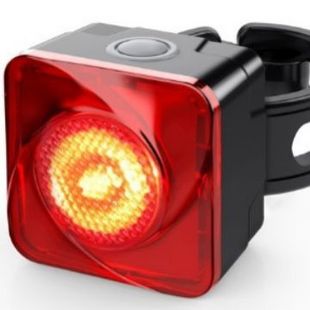 Bicycle LED tail light mountain bike road bike warning tail light Intelligent Brake lens highlight tail light