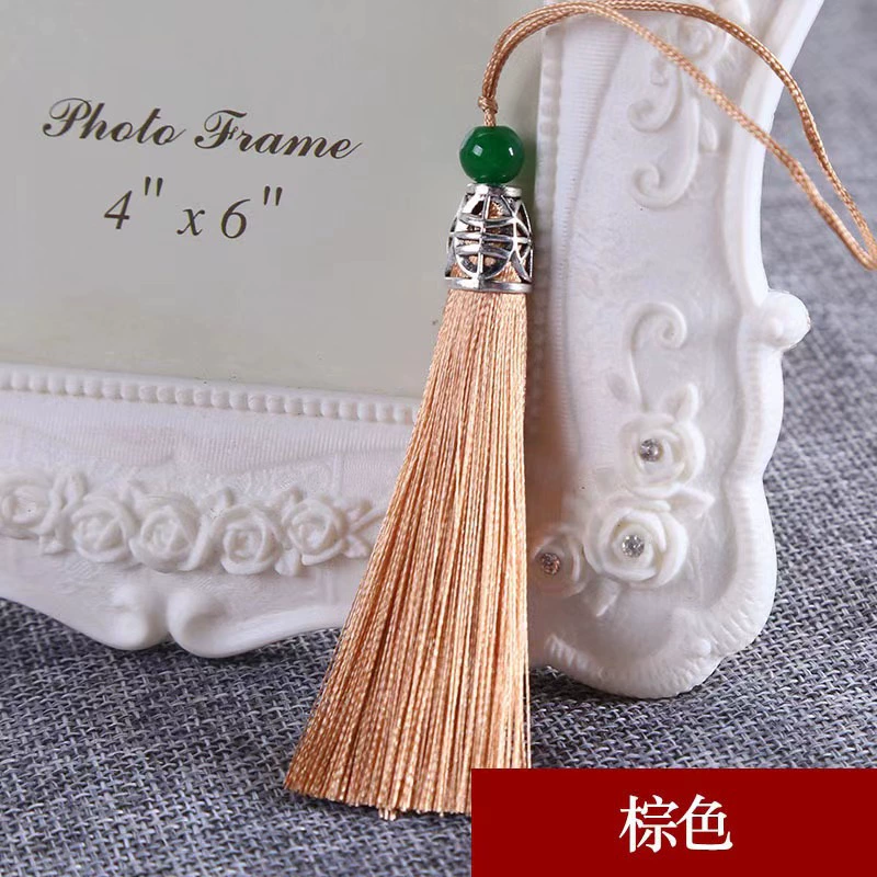Metal bag with tassels, decorations, accessory, accessories, 8 cm