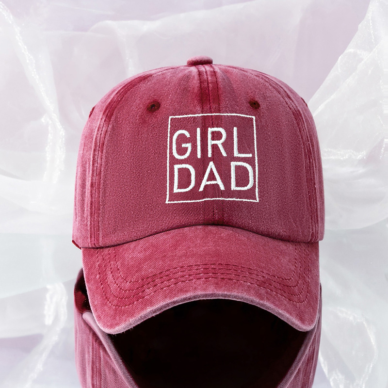Nueva gorra de béisbol bordada con la inscripción GIRL DAD, estilo casual, versátil, para hombre y mujer, protección solar para exteriores.