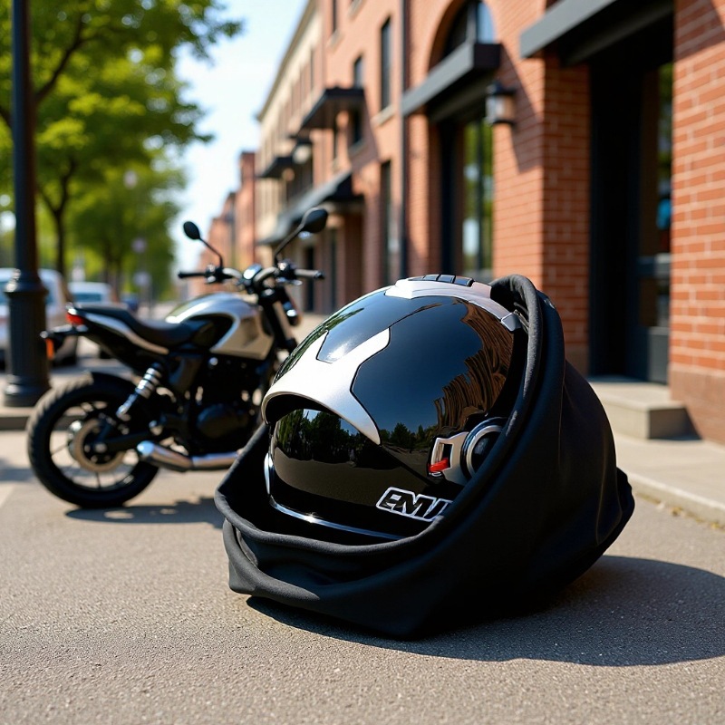 Extra Large Anti-Scratch Mirror Breathable Velvet Helmet Bag Electric Vehicle Motorcycle Bicycle Dustproof Bag Helmet Storage Bag