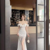 High end dress， pure desire， hollow out， sexy， socialite temperament， suspender dress for women