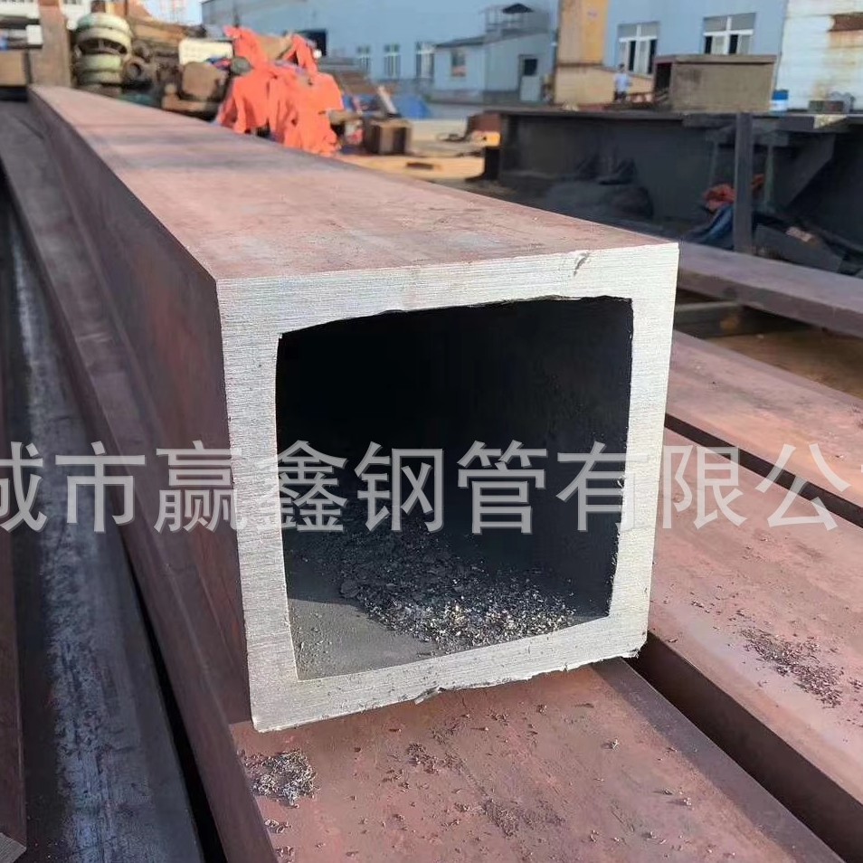 现货无缝方矩管零切20#号矩形Q345b大小口径厚壁Q235碳钢冷拉无缝