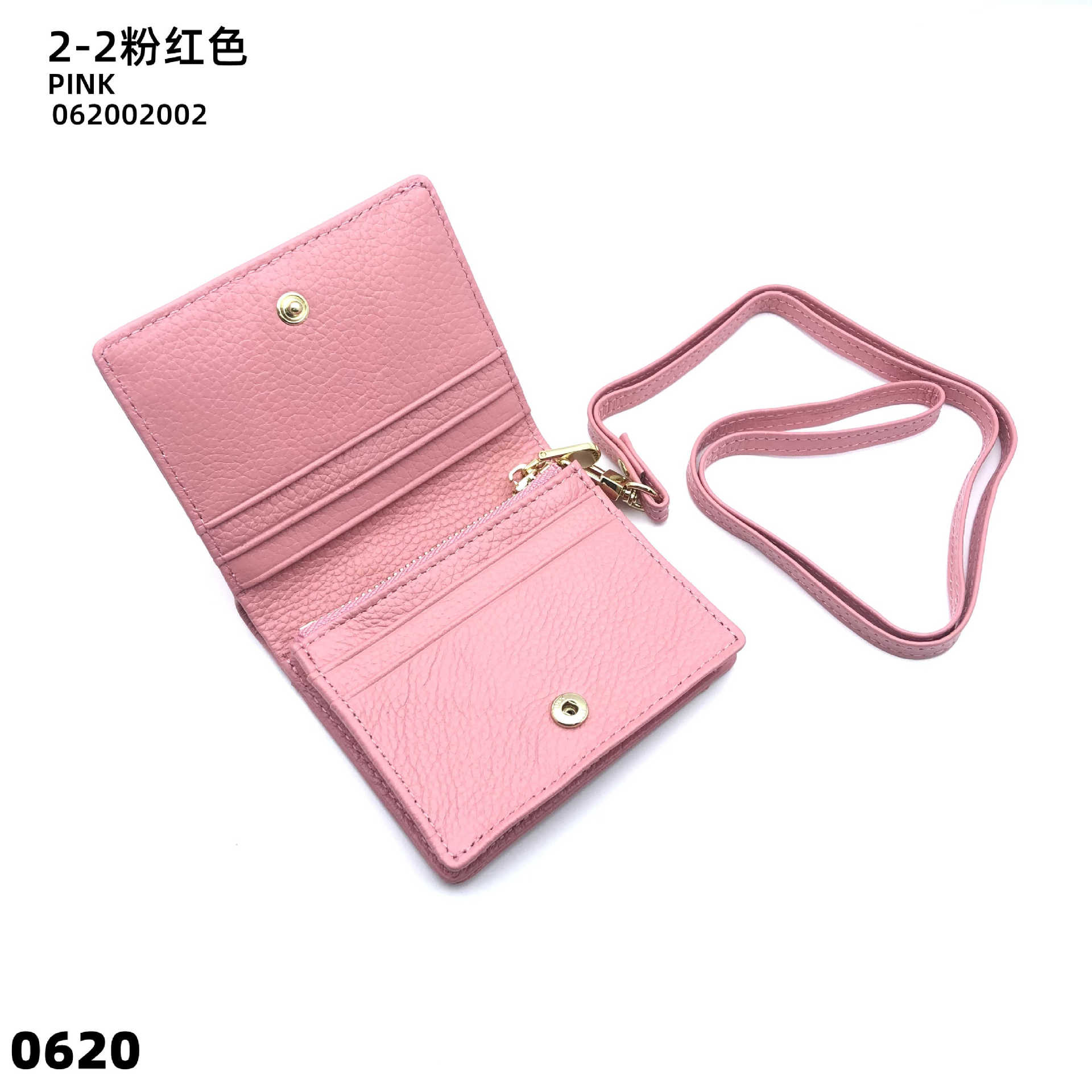 Niñas billetera de cuero plegable cremallera monedas tarjeta bancaria bolsa de almacenamiento con colgante bolsa de tarjetas bolsa 2024 nuevo