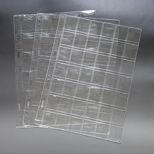 9-hole coin album inner page, 42 grids, 30 grids, 20 grids, coin loose-leaf, direct supply from the source, excellent quality