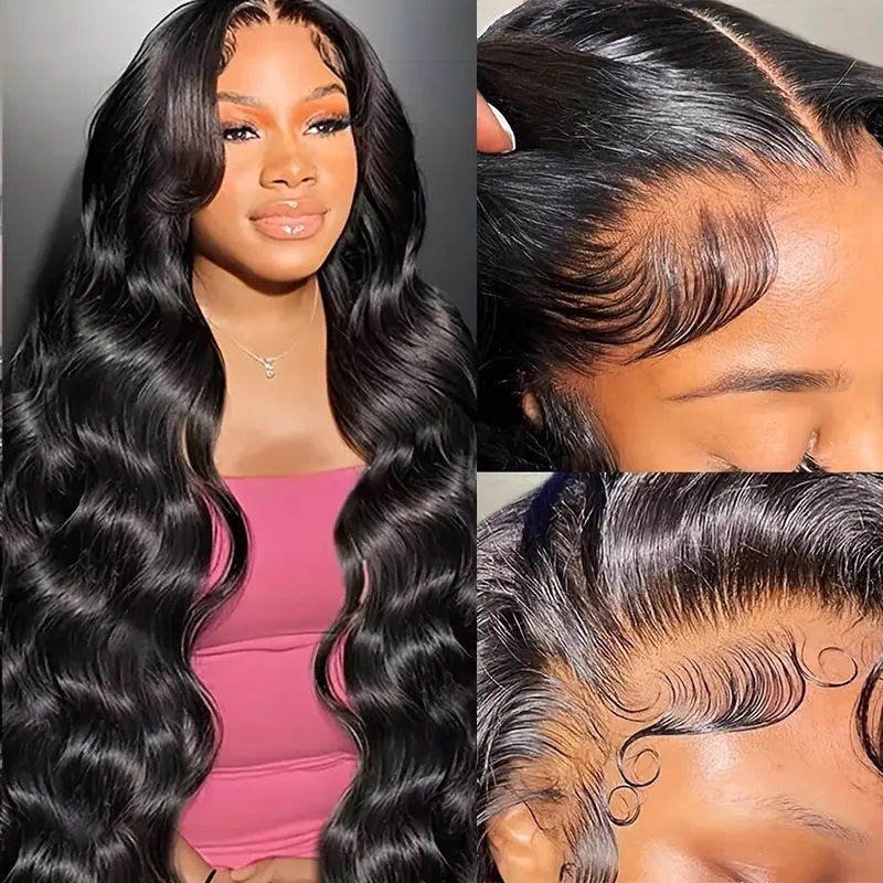 12A Front Lace Wig Front Lace Wig Women's Medium Parted Big Wave Long Curly Hair Natural Full Headgear 12A Front Lace Wig Front Lace Wig Women's Medium Parted Big Wave Long Curly Hair Natural Full Headgear