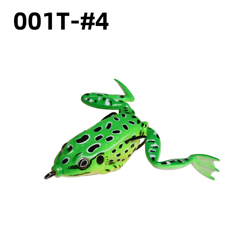 Lei Rana biónica Luya cebo suave Lei Rana cebo de imitación al por mayor tiro largo cebo negro Luya Lei Qiang Rana cebo falso lote