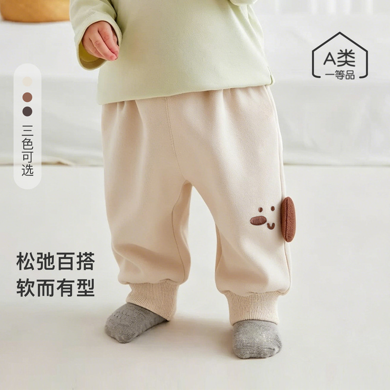Infant and toddler pants, autumn jogger pants, soft and simple sweatpants, suitable for both boys and girls, versatile for daily wear and casual outings Infant and toddler pants, autumn jogger pants, soft and simple sweatpants, suitable for both boys and girls, versatile for daily wear and casual outings