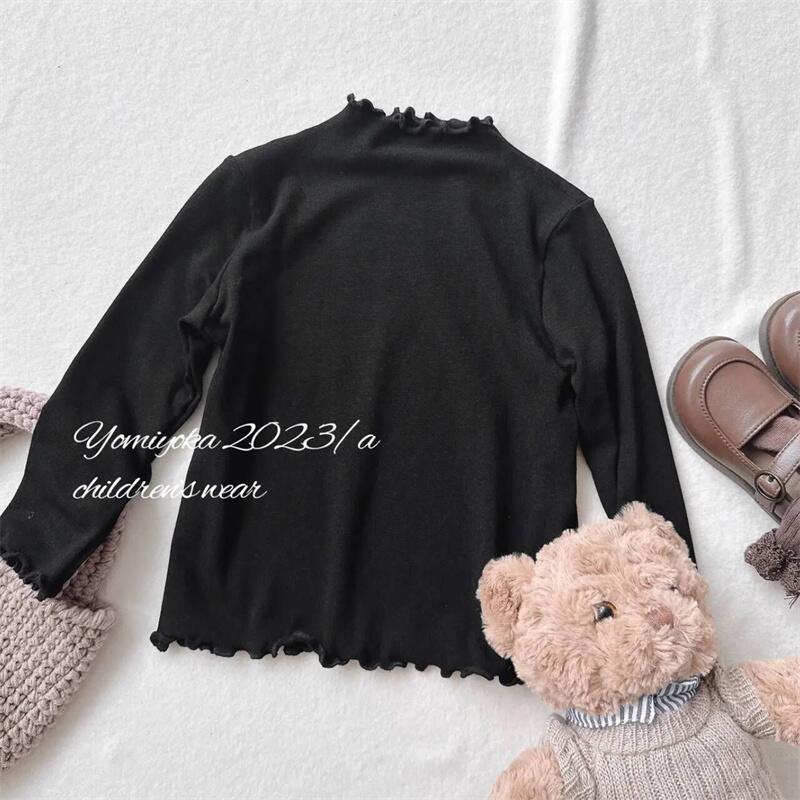 Salty Lime siete camisa para niños Otoño Nuevo estilo coreano ropa para niños bebé lindo encaje bordado camisa de muñeca de alto grado