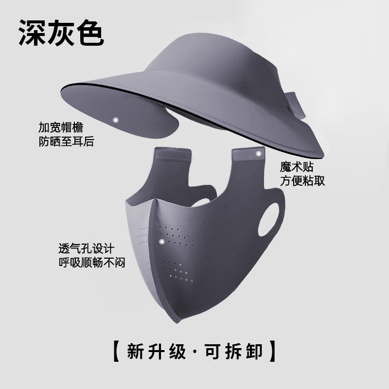 2025 máscara solar multifuncional para proteger la cara, protector de cuello, protector de ojos, máscara de esquina de ojos de hielo transpirable, máscara delgada