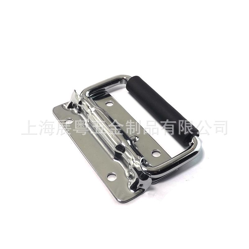 438 acero inoxidable 304 mango de resorte caja de herramientas móvil mango de caja de madera anillo mango de caja de equipos industriales