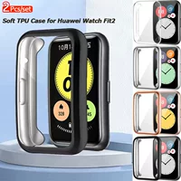 Применимо к защитному чехлу для часов Fit2 Huawei, часы FIT2 все включено с гальваническим покрытием, защитный чехол из ТПУ, устойчивый к царапинам чехол