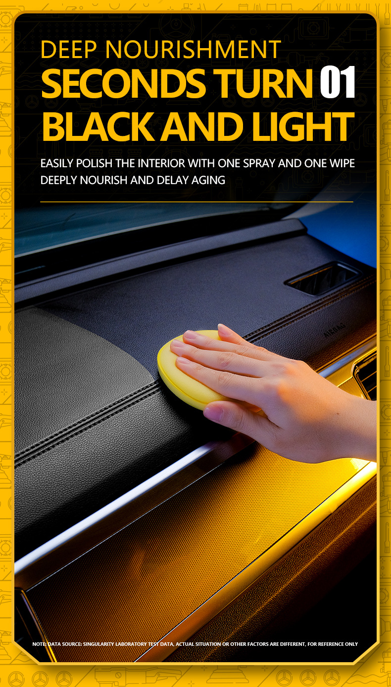 KEEDIN Qidian cross-border special interior coating agent maintenance agent car maintenance instrument panel leather cleaning agent