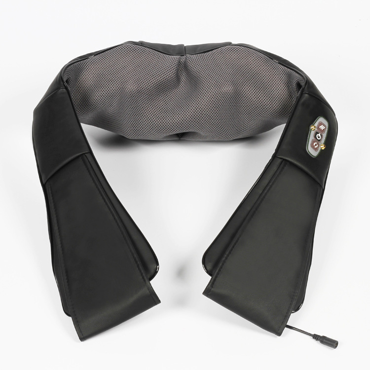Factory wholesale shoulder and neck massager kneading heating vertebral physiotherapy instrument kneading neck car home shawl massage instrument