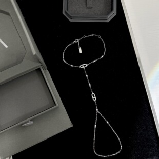 (Cross-border trading), sophisticated geometric accessory, brand fashionable chain, micro incrustation, light luxury style 4
