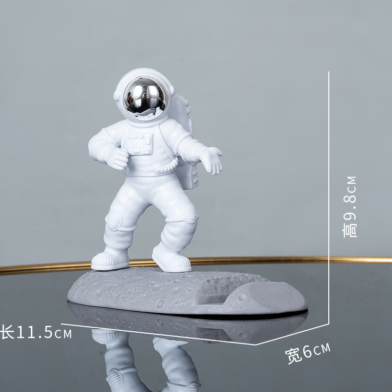 軽くて豪華な宇宙飛行士の装飾品、ドラマ視聴用のアーティファクト、ライブブロードキャストサポートスタンド、怠け者の読書用携帯電話スタンド、デスクトップの見栄えの良い|undefined