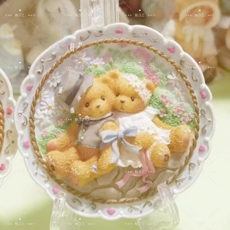 臻爱熊系列石膏娃娃儿童DIY涂色石膏娃娃3D立体涂鸦白胚厂家直销|undefined
