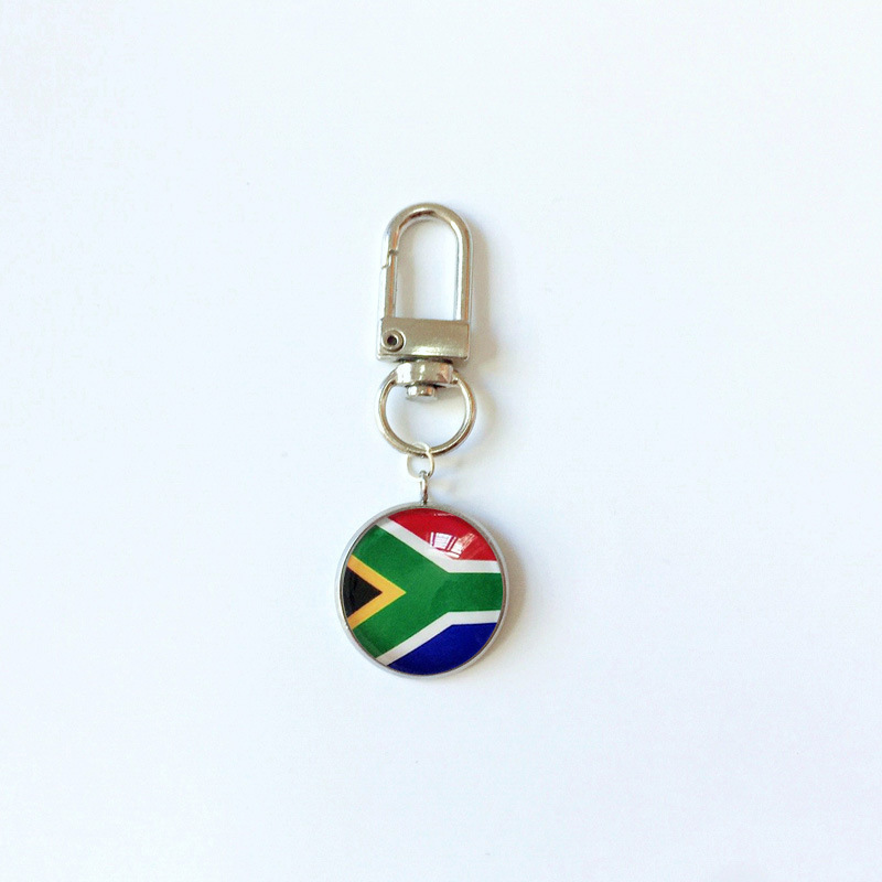 13g Weight Bag Pendant, Keychain Classification 1 Piece Quantity Holiday, Daily Occasion 316 Stainless Steel , Alloy Material National Flag Pattern Epoxy Design Simple Style Style 1 Piece Simple Style National Flag 316 Stainless Steel  Alloy Epoxy Bag Pendant Keychain 16