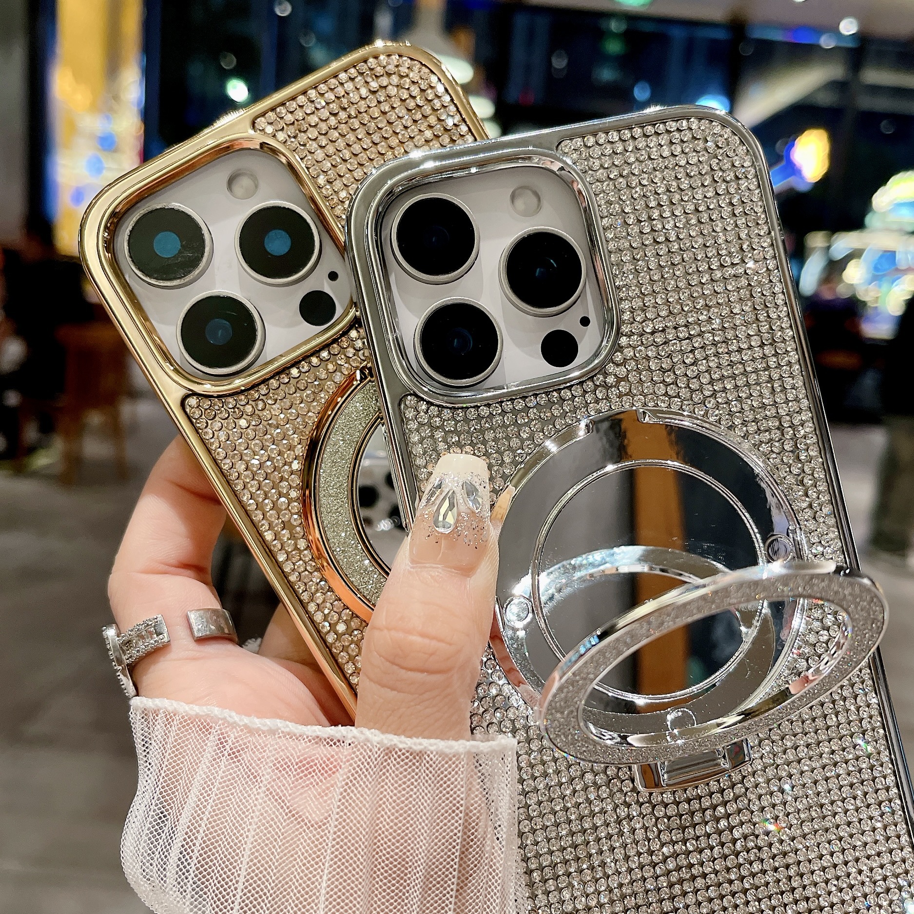 70g Weight iPhone Applicable Brands Phone Cases Classification tpu Material Solid Color Pattern Retro, Sweet Style White, Pink, Gold Color Tpu Solid Color Retro Sweet Phone Cases Phone Accessories 4