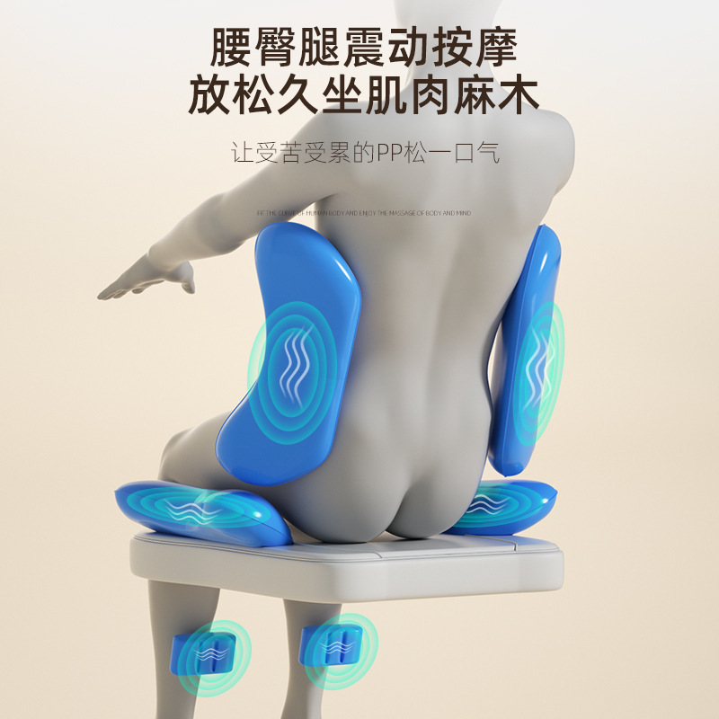 頚椎マッサージ器全身多機能頚部背中脚部マッサージクッション家庭用揉みマッサージ椅子|undefined