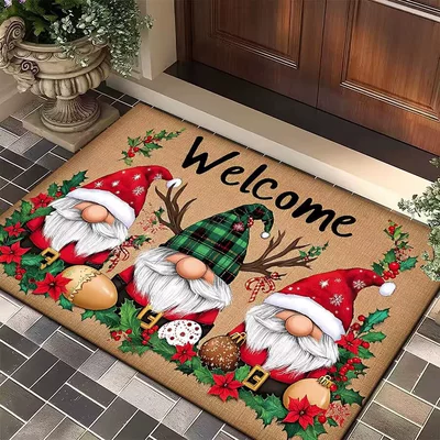 Avtomobil döşəmə paspasları, Easy Care and Stain-Resistant Floor Mats - christmas-07-4060-crystal-velvet