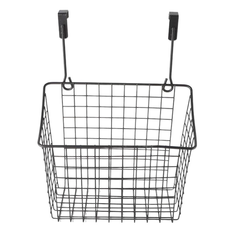 Cesta colgante trasera de la puerta del armario, marco de almacenamiento, artefacto del dormitorio, canasta colgante junto a la cama, cocina, baño, canasta de almacenamiento multifuncional