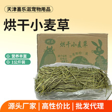 烘干小麦草干草兔子荷兰猪豚鼠龙猫1000g箱装小麦草宠物食用草