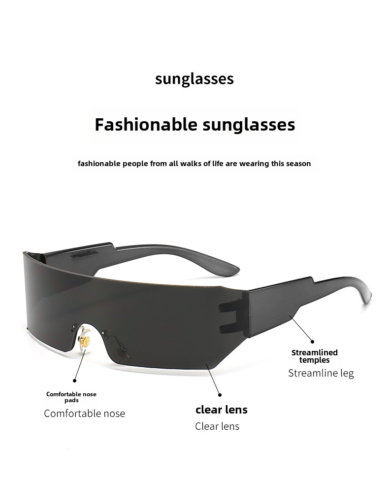 Siamese uv400 UV protection outdoor sports sunglasses wholesale new future wind sunglasses men's sunglasses women_voghion.com