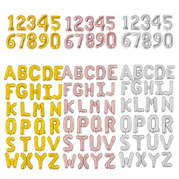 Letters and numbers
