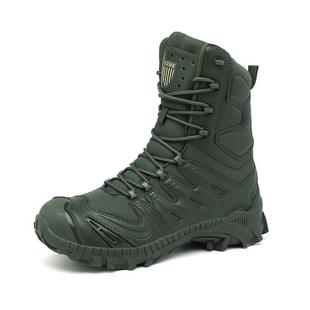 2025 new cross-border plus size outdoor boots men's outdoor hiking climbing wear-resistant high-top boots non-slip desert boots