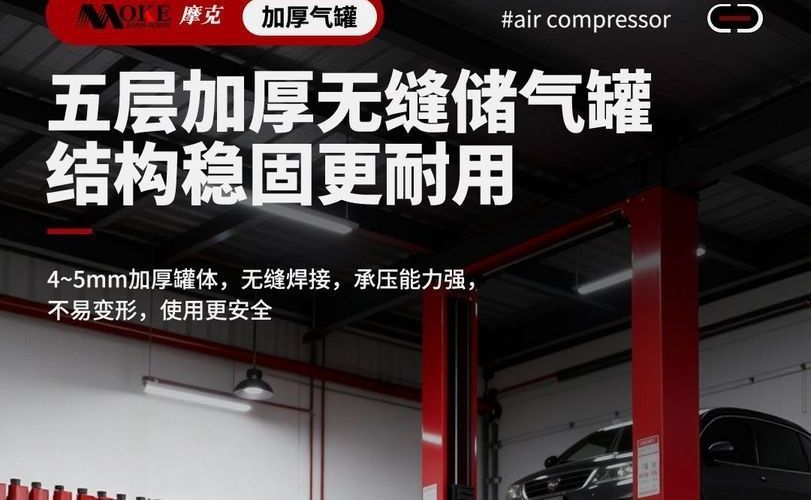Large industrial-grade high-pressure air compressor for auto repair and painting, 380V high-power air compressor wholesale