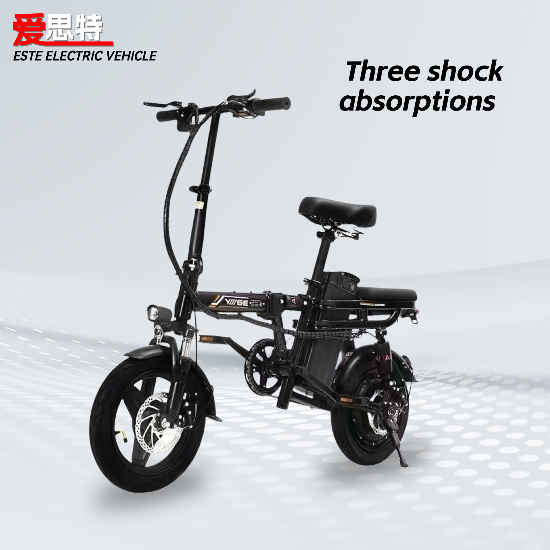 Vehículo eléctrico transfronterizo dedicado a la conducción de bicicletas eléctricas plegables, mini scooter asistido por batería de litio