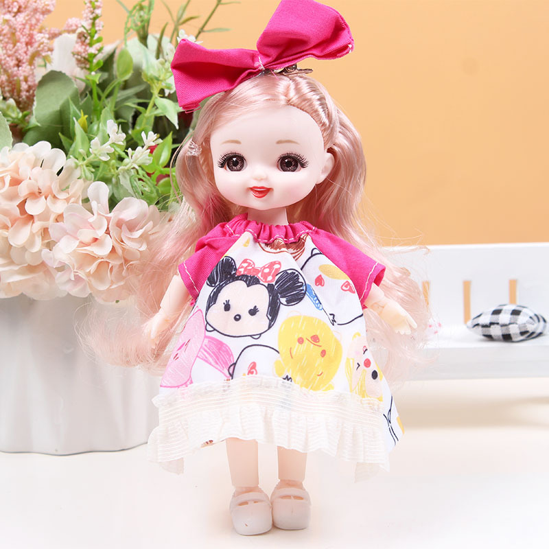 17 cm caja de regalo conjunto de marea constante muñeca Barbie muñeca muñeca cambiante articulaciones muñeca estand móvil