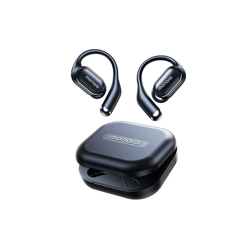 モンキキ GE05 Bluetooth ヘッドセット ワイヤレス 大容量バッテリー 超長持ち スポーツ イヤークリップ エアーコンダクション 5.4|undefined