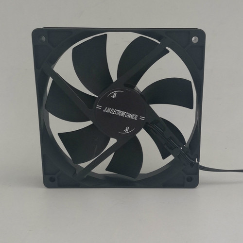 Chassis fan 12CM hydraulic bearing silent computer fan large air volume desktop chassis fan black