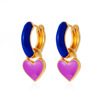 Fashionable brand cute earrings, Korean style, simple and elegant design