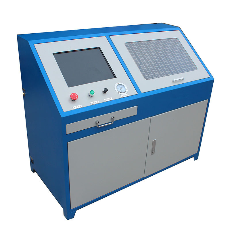 德科水压检测设备管件耐压试验台输出流量可调控电脑控制易操作