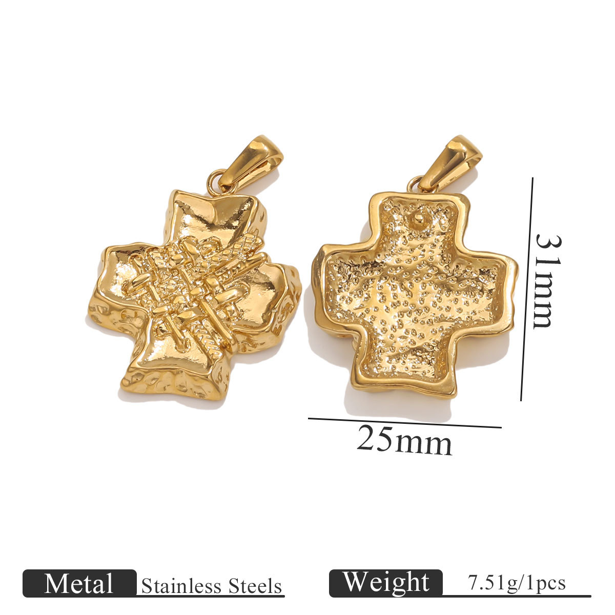 Europa y América acero inoxidable transfronterizo estilo múltiple colgante colgante de viento pulsera colgante DIY accesorios accesorios al por mayor