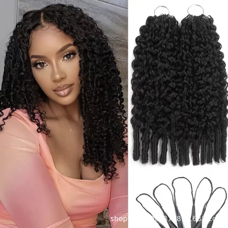 Burmese Curly Feather Crochet Hair Feather Hair Burmese Curly Synthetic Hair Wig Burmese Curly Feather Crochet Hair Feather Hair Burmese Curly Synthetic Hair Wig