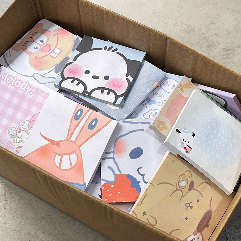 处理便利贴有粘性可爱创意高颜值少女心便宜卡通学生学习留言|undefined