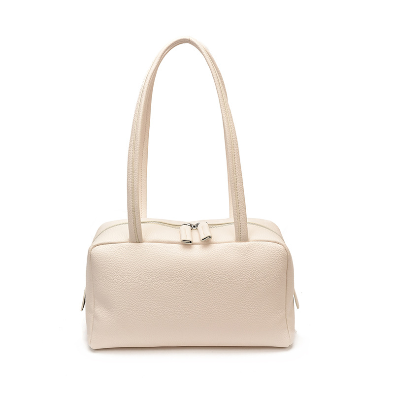 Bolso para mujeres 2026 nuevo nicho coreano litchi pattern commuting versátil bolso de hombro portátil brazo bolso casual