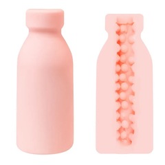 Bottle-shaped Masturbator, Famous Device for Men's Butt & Vagina Simulation, Inverted Mold, Adult Sex Toy for Self-Stimulation and Training