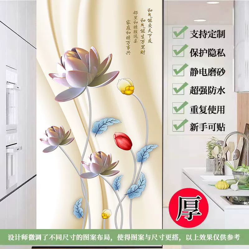 Glass window stickers, electric matte sticker, transparent protective underware