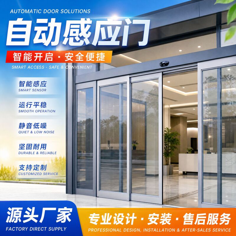 Kunshan Automatic Door Source Manufacturer Specializes in Installing Electric Sliding Doors, Supermarket Electric Glass Doors, Hotel Revolving Doors