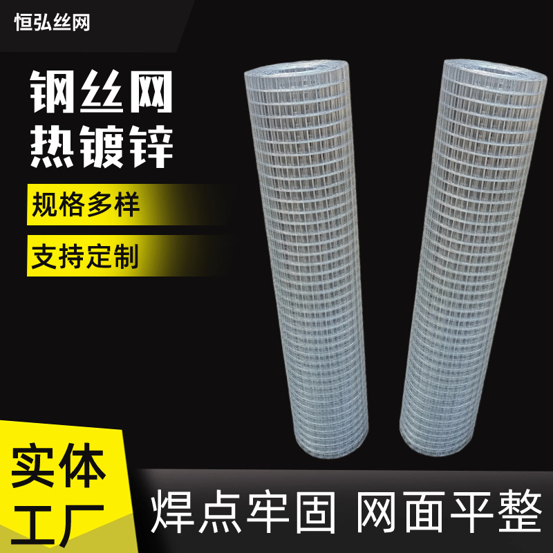 外墙保温电焊网抹灰镀锌钢丝网电镀热镀锌电焊网出口电焊铁丝网